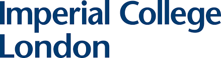 Imperial College London logo in blue text on a white background